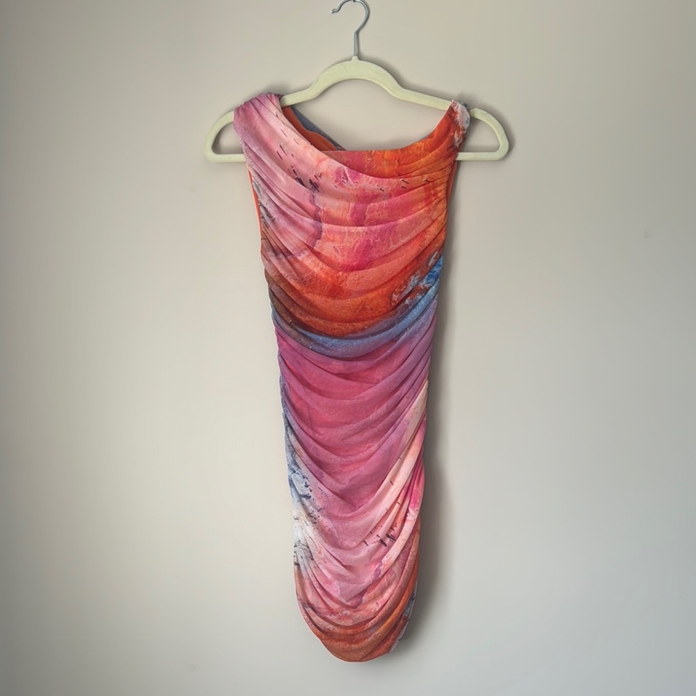 Zara Draped Mini Dress